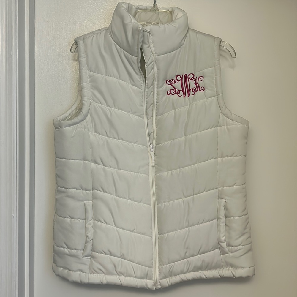 Monogrammed Vest